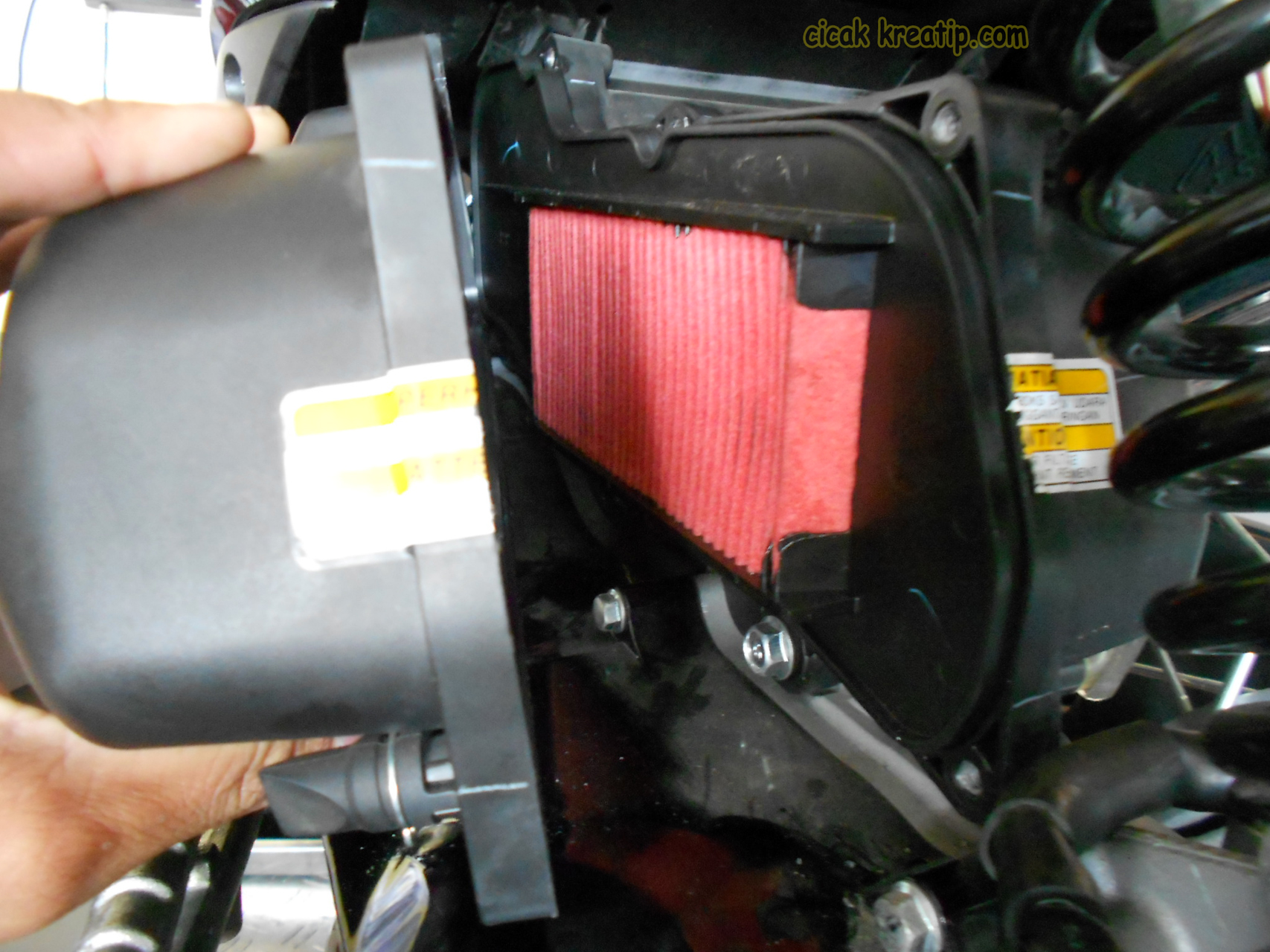 Modifikasi Filter Udara Vario 125 Kumpulan Modifikasi Motor Vario