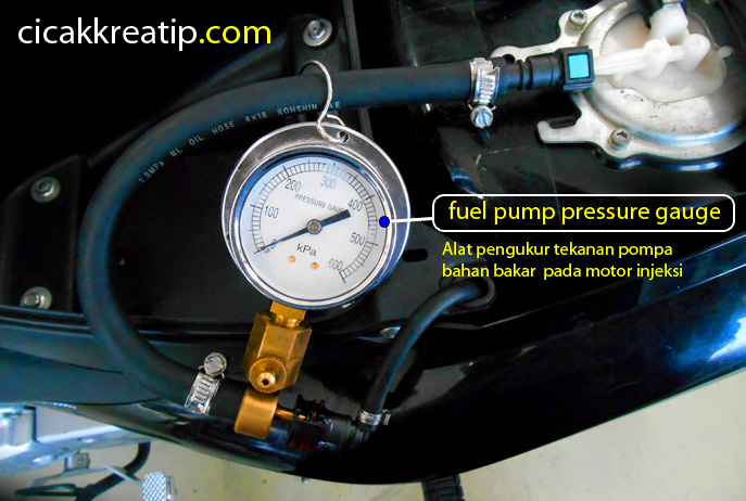 fel pump pressure gauge - hal utama
