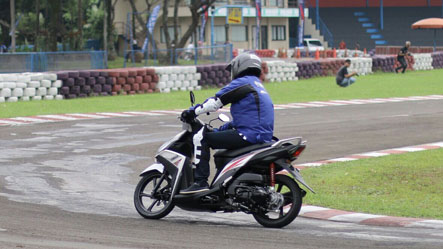 Test ride Mio Z di Sentul Karting International Circuit (2)